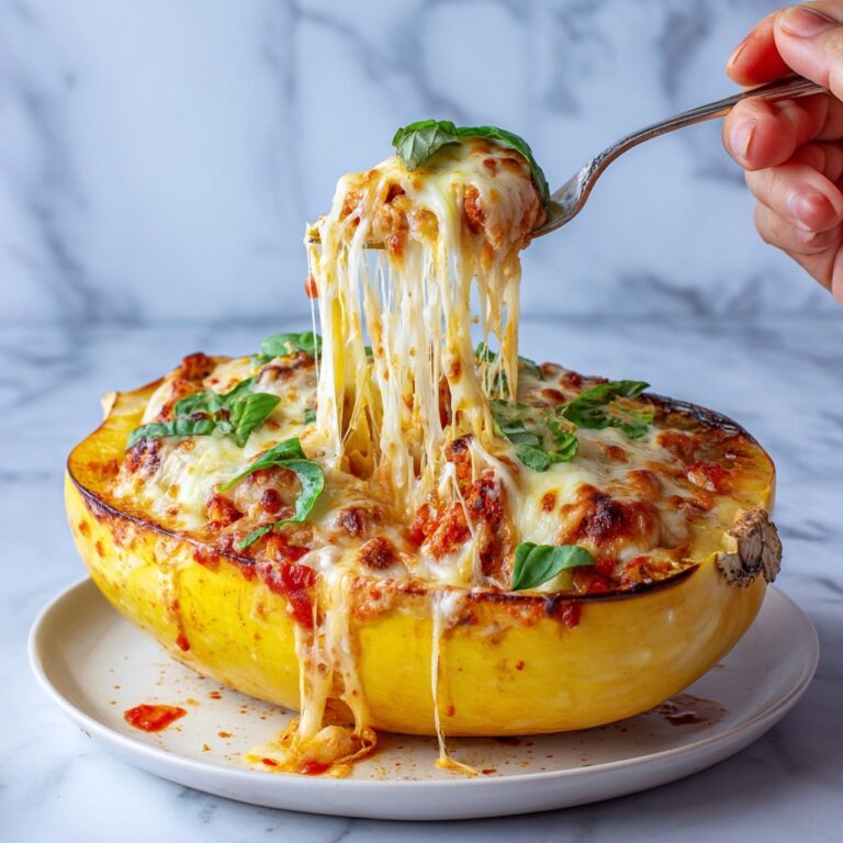 Chicken Parmesan Stuffed Spaghetti Squash Recipe