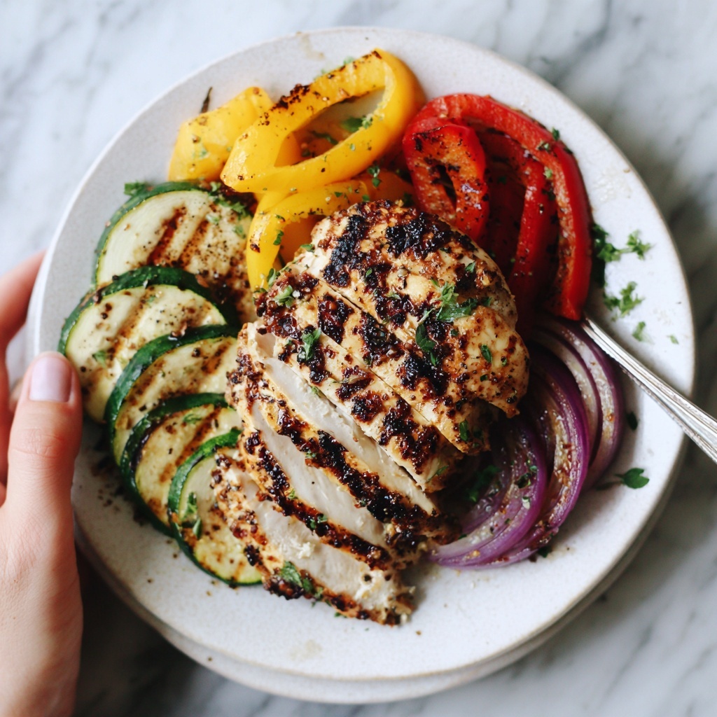 Honey-Lime Grilled Chicken with Veggies Recipe - Recipe Image