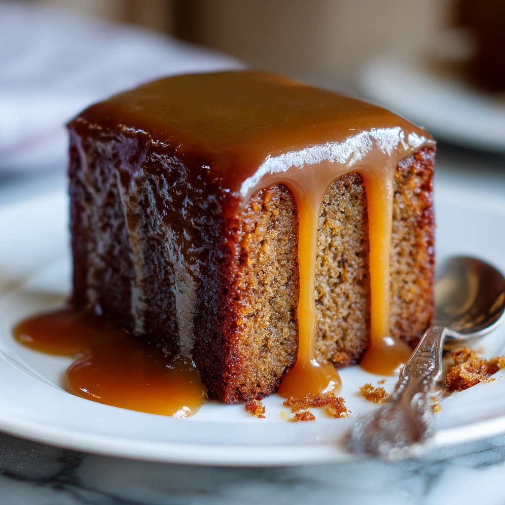 Sticky Toffee Pudding with Dates and Warm Caramel Sauce Recipe - Recipe Image