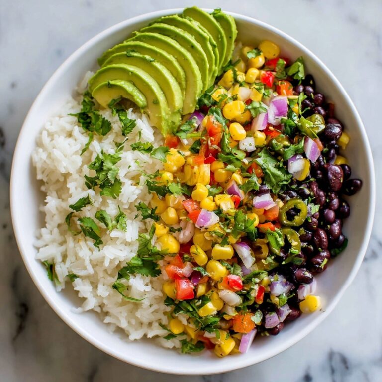 Rice & Veggie Burrito Bowl Recipe