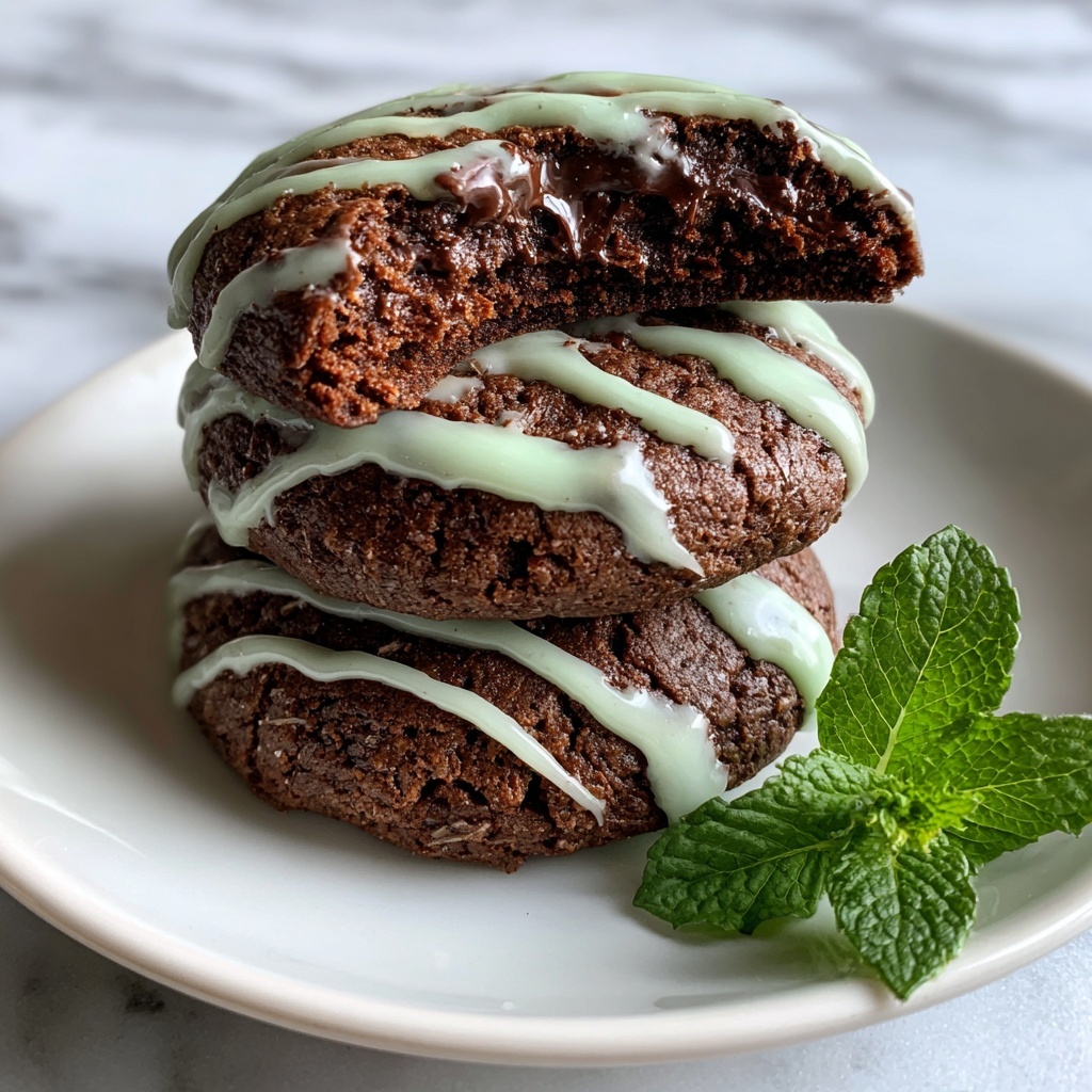 Chocolate Mint Cookies Recipe - Recipe Image