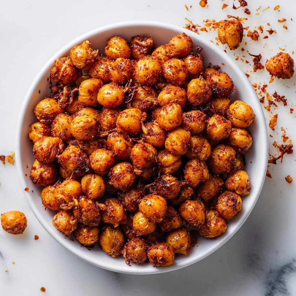 Spicy Roasted Chickpeas: 7 Irresistibly Crunchy Snacks Recipe - Recipe Image