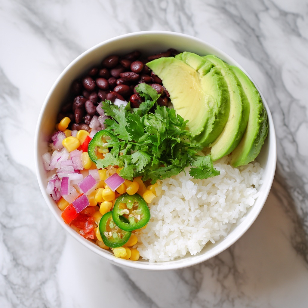 Rice & Veggie Burrito Bowl Recipe - Recipe Image