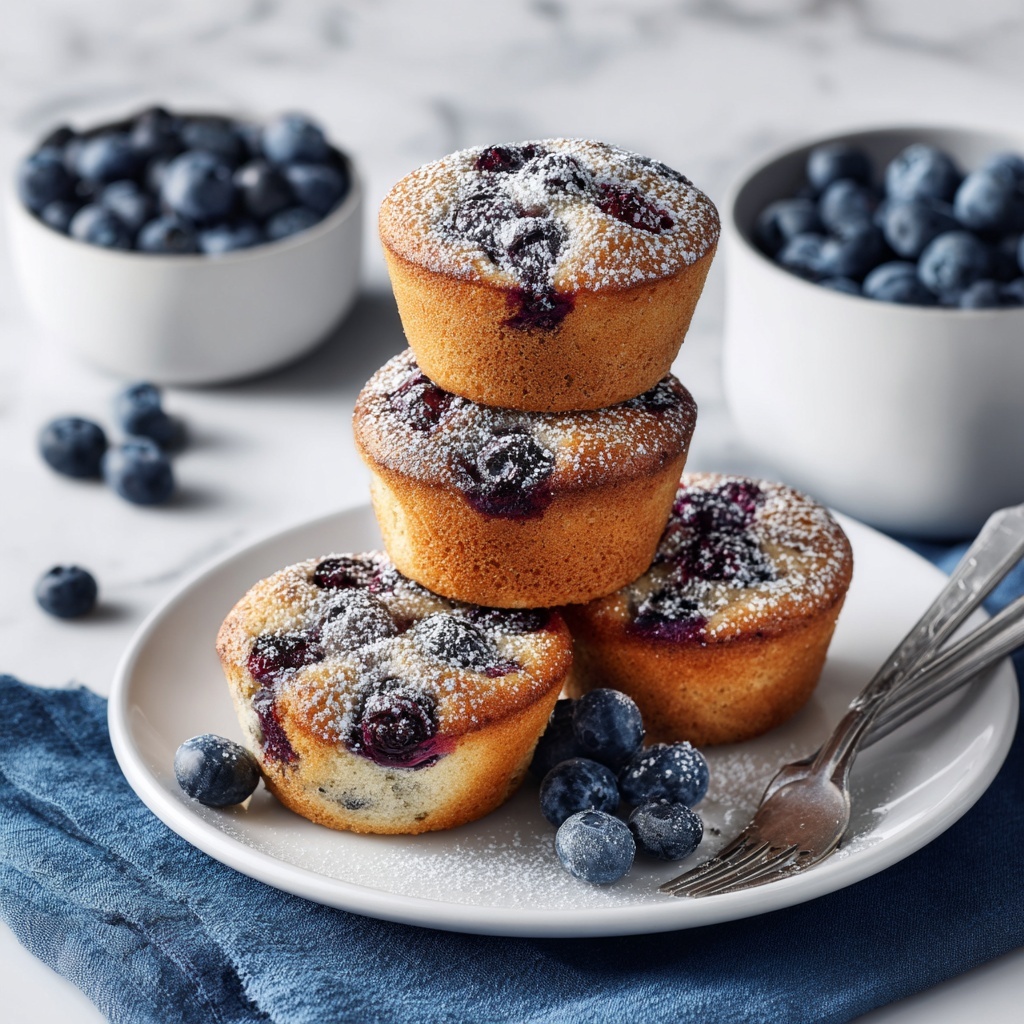 Vanilla Blueberry Protein Muffins: The Perfect Healthy Breakfast Recipe - Recipe Image