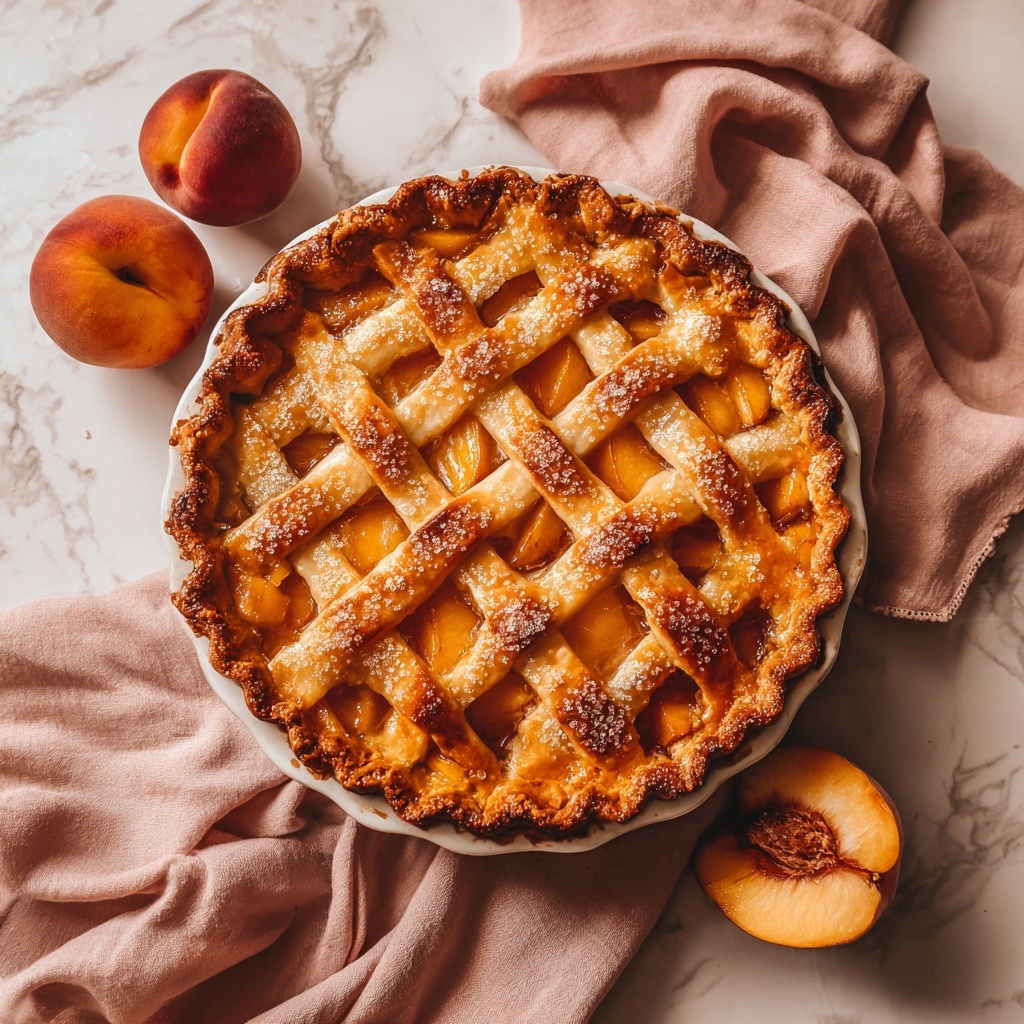 Better Than Grandma’s Peach Pie Recipe - Recipe Image