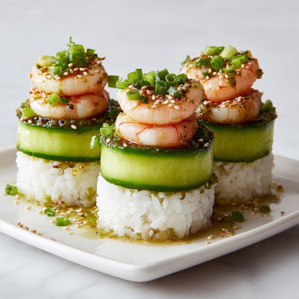Spicy Shrimp Sushi Stacks: Bold Flavors in Every Layer Recipe - Recipe Image