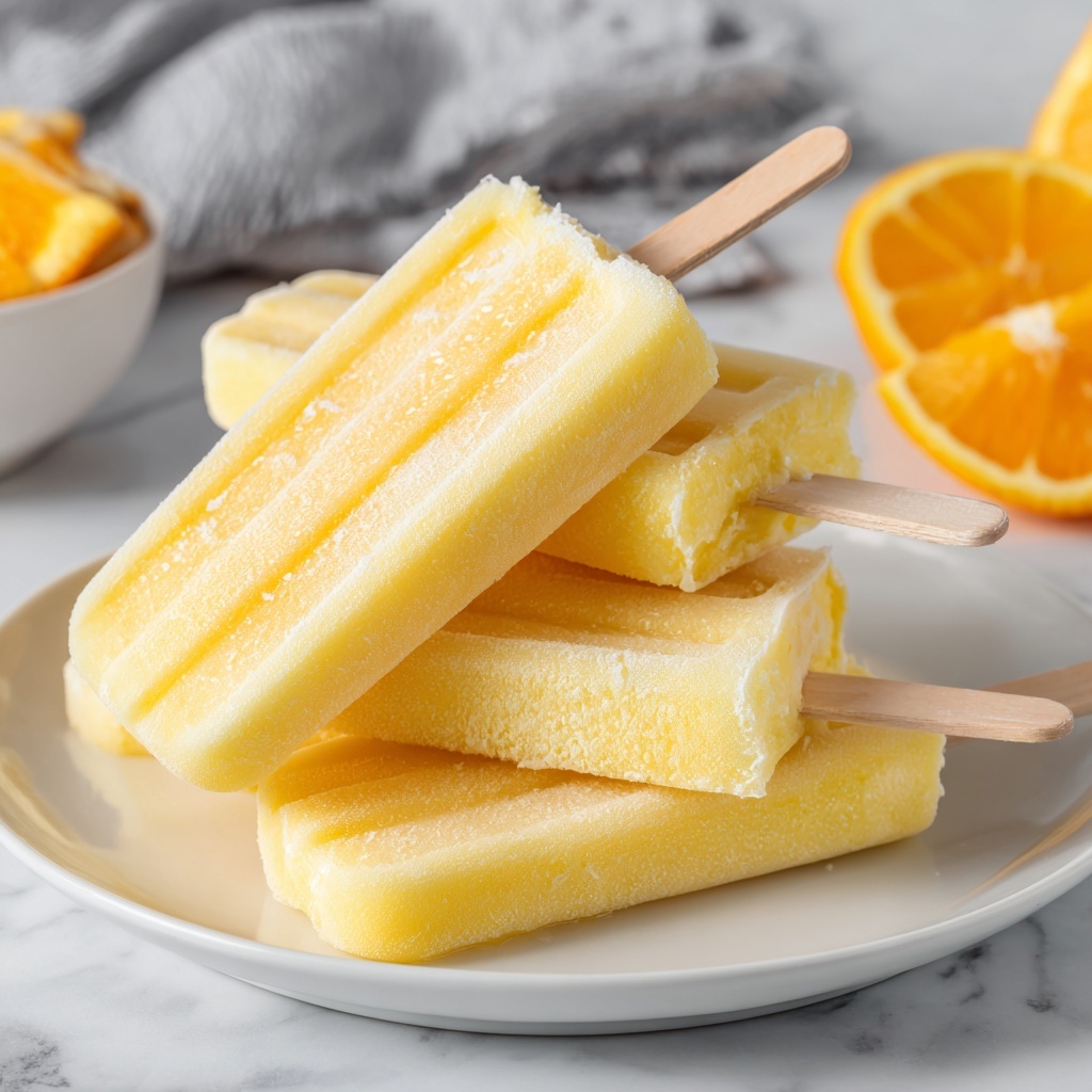 Frozen Mango Yogurt Pops Recipe - Recipe Image