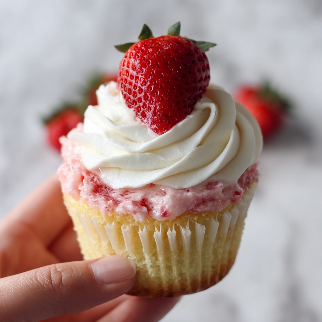 Strawberry Cheesecake Cupcakes Recipe - Recipe Image