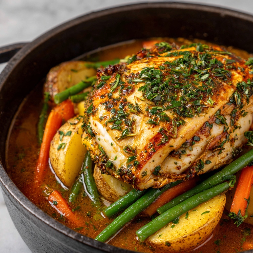 Hearty Chicken Stew Casserole Recipe - Recipe Image