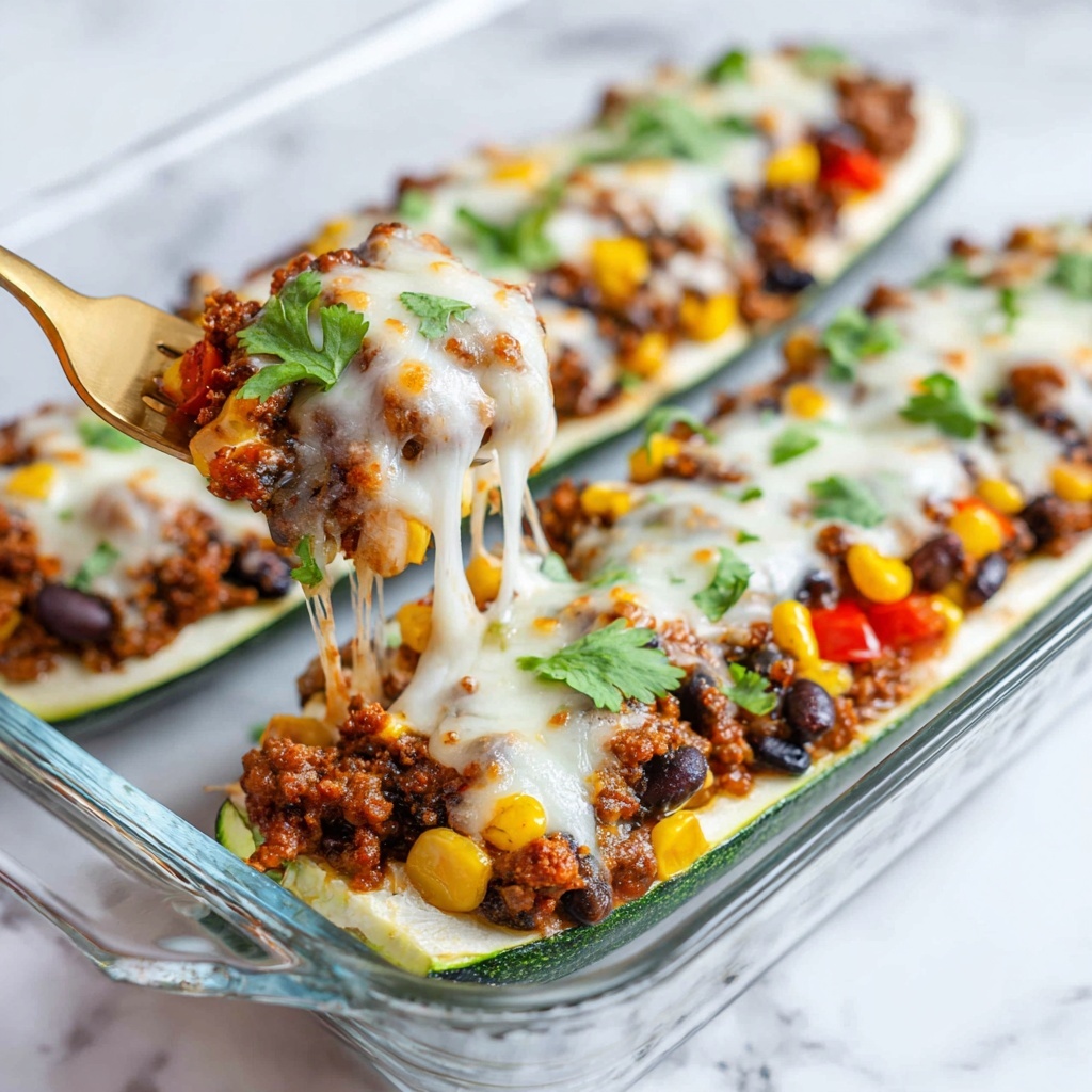 Mexican Zucchini Boats Recipe - Recipe Image