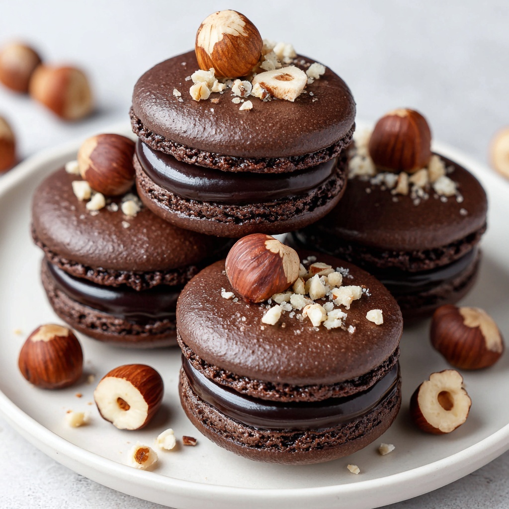 Ferrero Rocher Macarons Recipe - Recipe Image