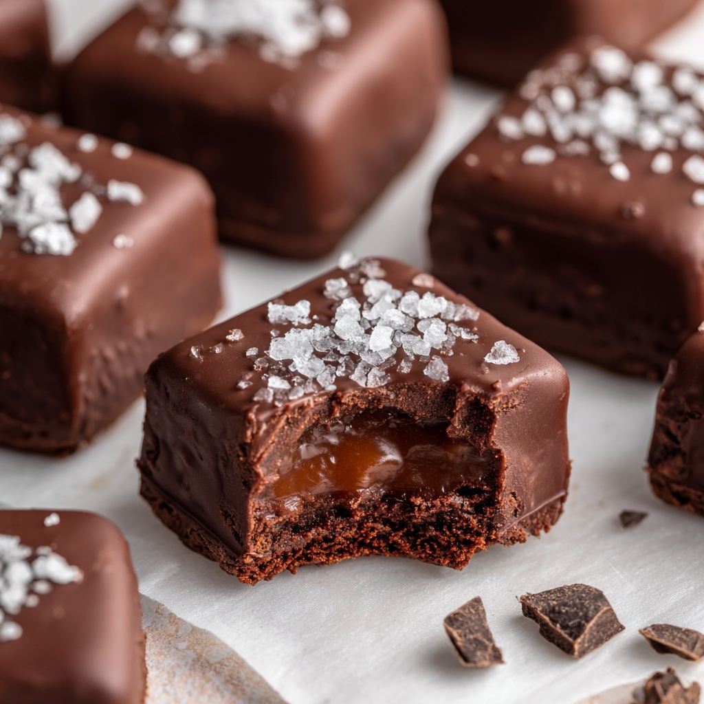 Homemade Chocolate Caramels Recipe - Recipe Image