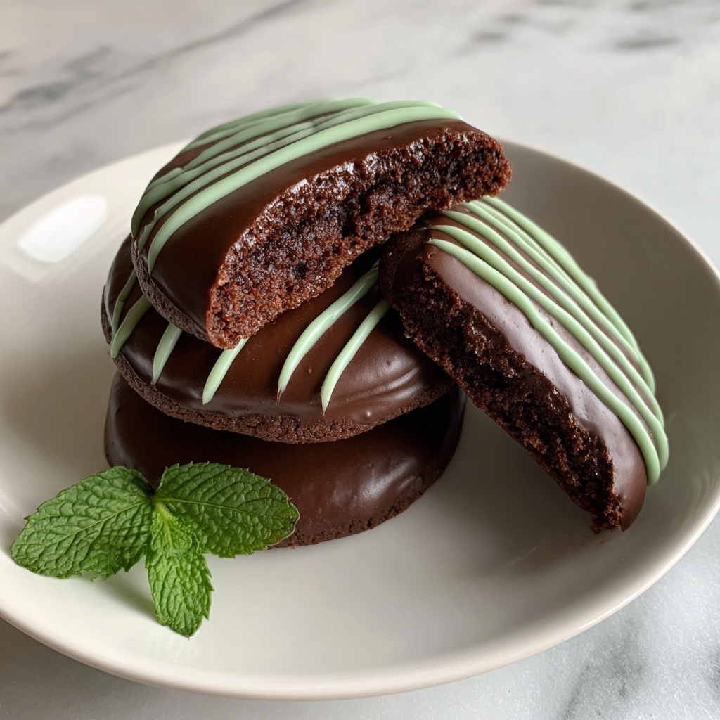 Chocolate Mint Cookies Recipe - Recipe Image