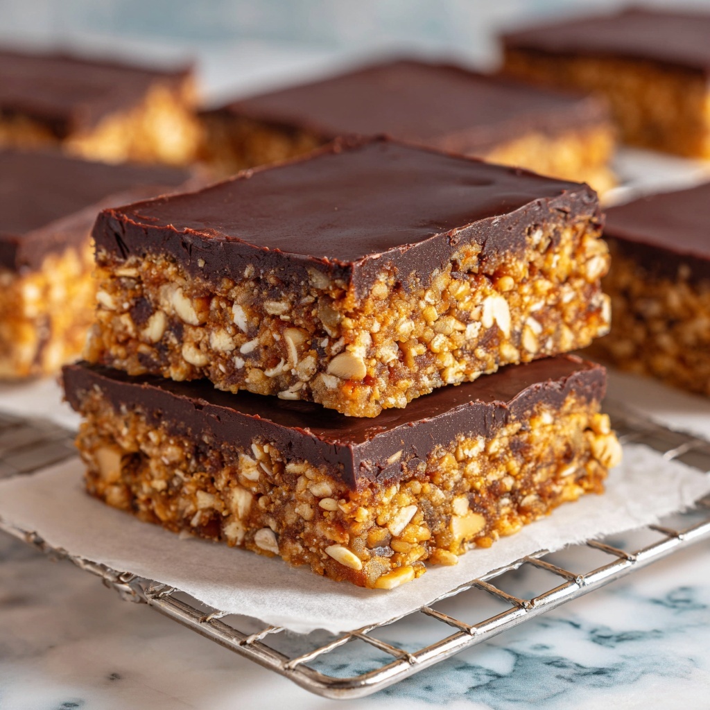 Chocolate Date Almond Bars Recipe - Recipe Image