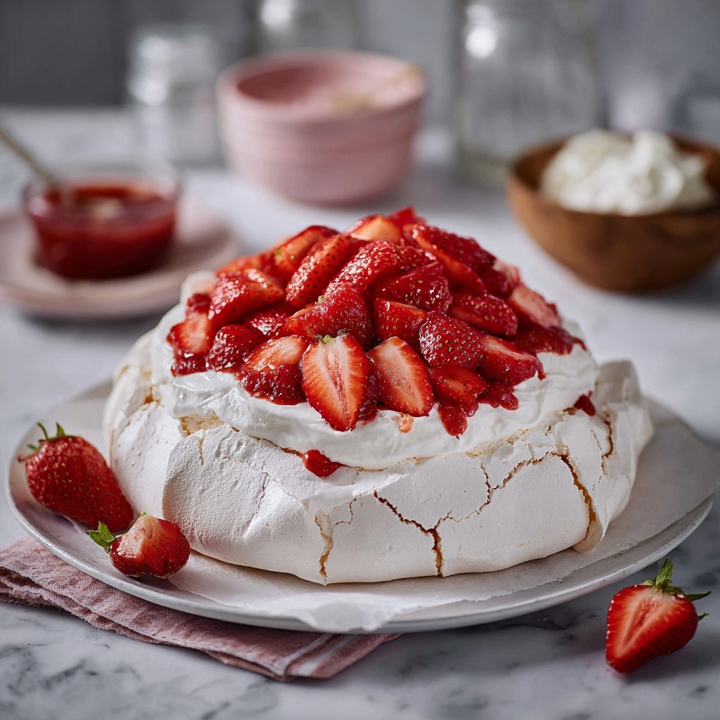 Vegan Pavlova Recipe - Recipe Image