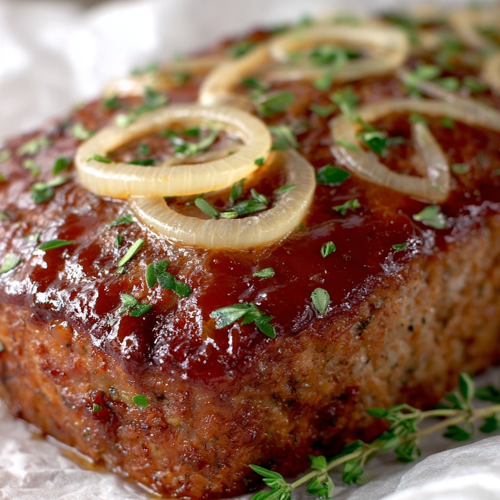 Savory French Onion Meatloaf That Will Comfort Your Soul Recipe - Recipe Image