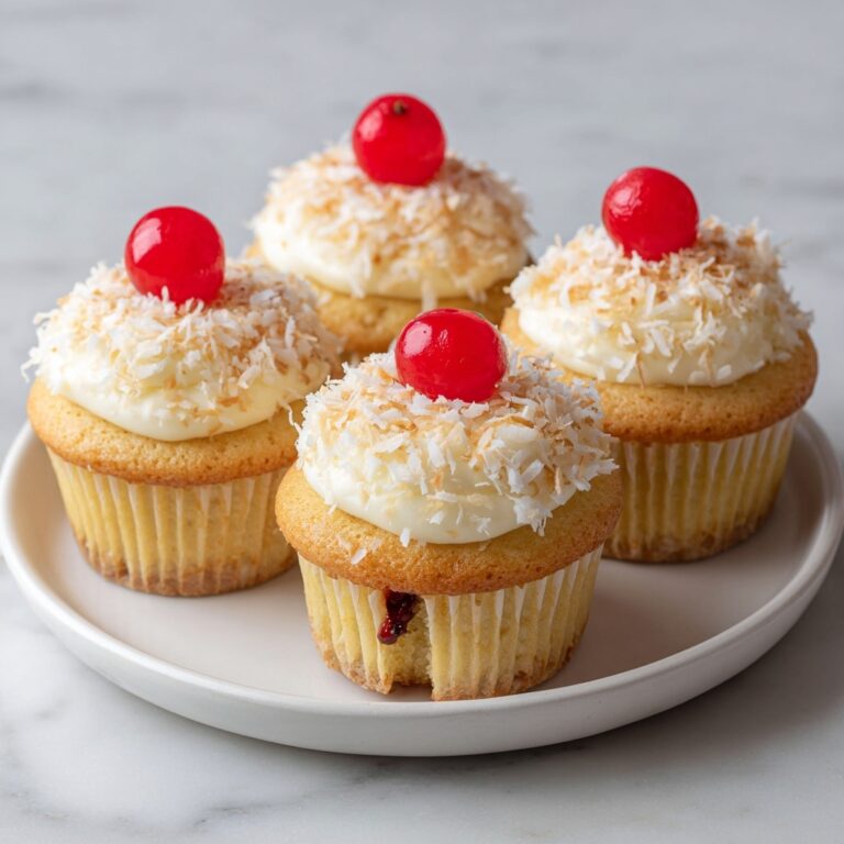 Keto Coconut Raspberry Cupcakes Recipe