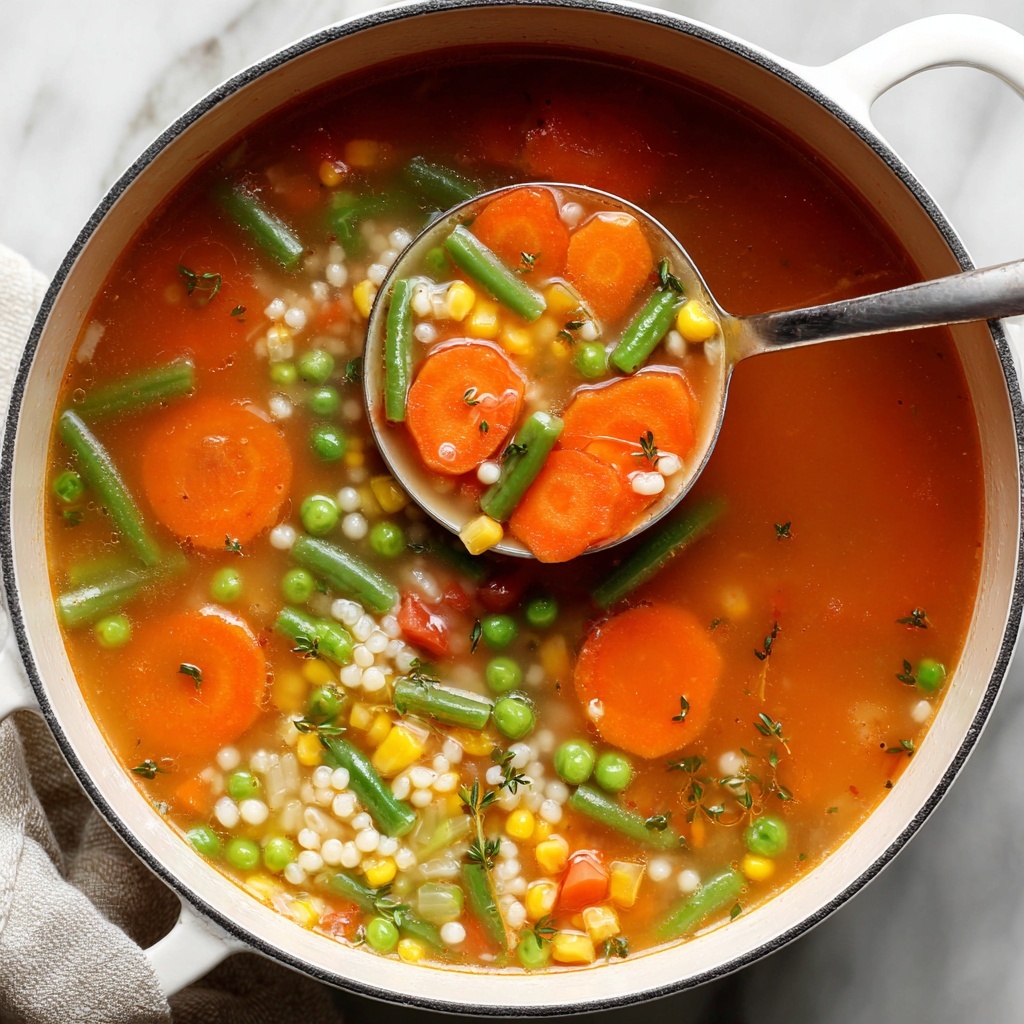 Hearty Vegetable Soup with Fresh Herbs Recipe - Recipe Image