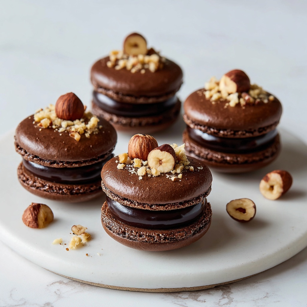Ferrero Rocher Macarons Recipe - Recipe Image